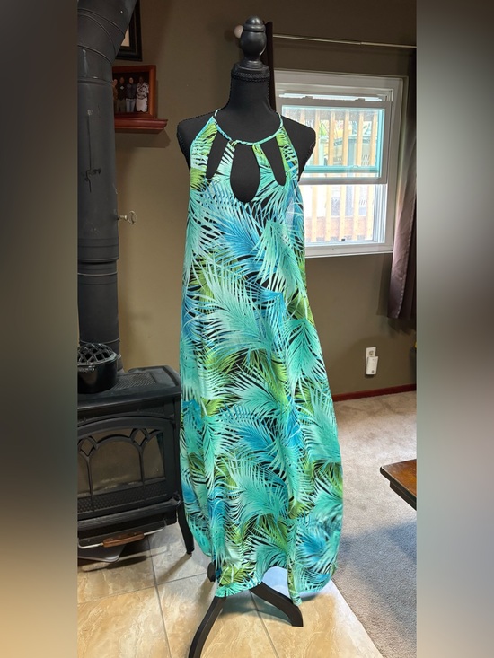 Victoria's Secret Other - Victoria’s Secret Tropical Palm Swim Cover up Dress